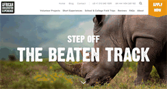 Desktop Screenshot of conservationafrica.net