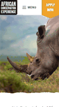 Mobile Screenshot of conservationafrica.net