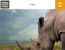 Tablet Screenshot of conservationafrica.net